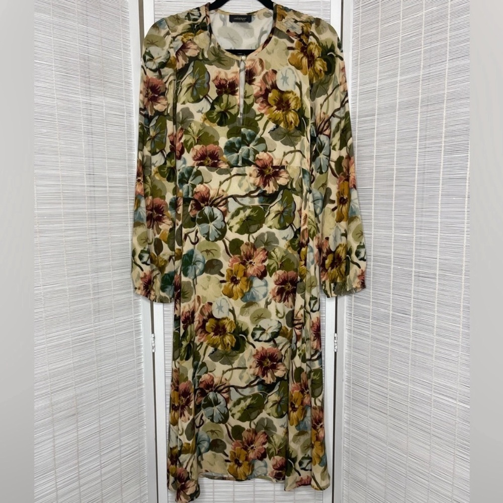 Anthropologie Ottod’Ame Floral Viscose Long Sleeve